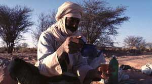 Östliche Sahara, Libyen: Große Expedition - Traditionelle Teezeremonie